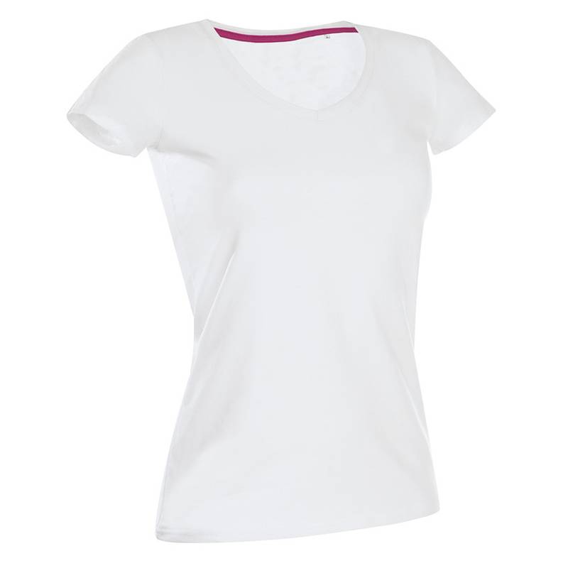 Tričko STEDMAN CLAIRE V-NECK bílá S Tričko STEDMAN CLAIRE V-NECK bílá S